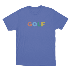 Golf Unisex T Shirt Blue