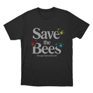 Save The Bees Art Unisex T Shirt Black